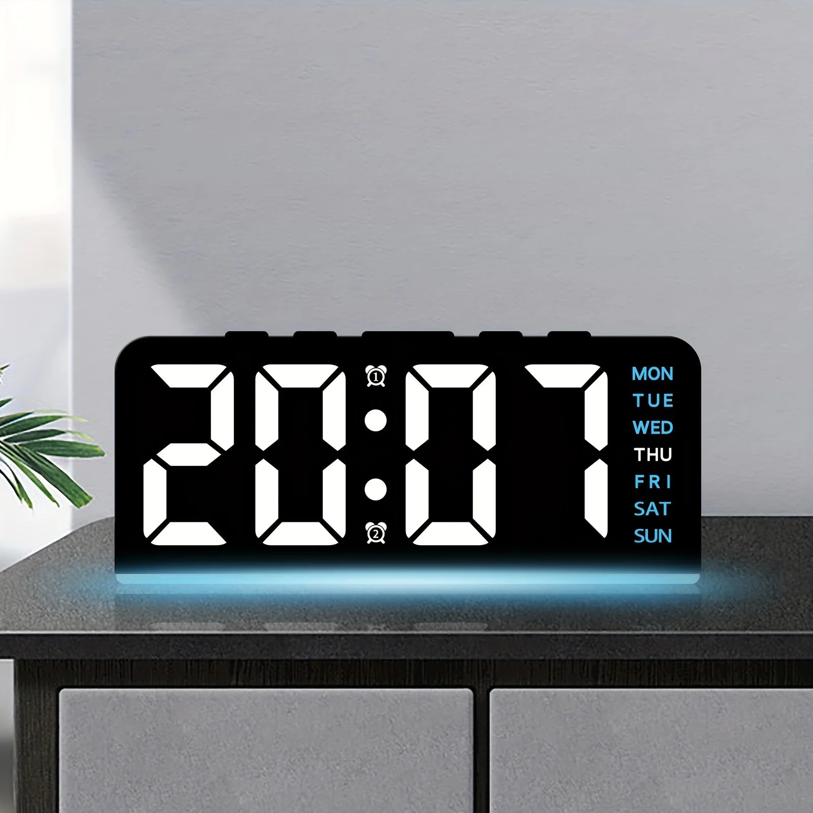 Heliora Digital Desk Clock